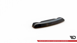 Mittlerer Cup Diffusor Heck Ansatz passend für Infiniti Q50 S Mk1 schwarz Hochglanz