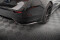 Heck Ansatz Flaps Diffusor V.1 passend für Infiniti Q50 S Mk1 schwarz Hochglanz