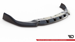 Cup Spoilerlippe Front Ansatz V.7 passend für BMW 1er F40 M-Paket / M135i schwarz Hochglanz