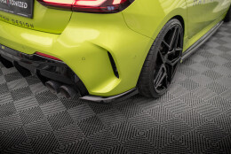 Heck Ansatz Flaps Diffusor V.5 für (Für heckansatz v.3) BMW 1er M-Paket /  M135i / 128ti F40 schwarz Hochglanz