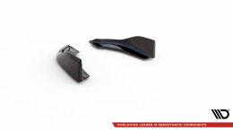 Heck Ansatz Flaps Diffusor V.6 passend für (passend für heckansatz v.3) BMW 1er F40 M-Paket/ M135i schwarz Hochglanz