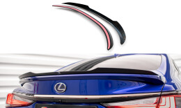 Heck Spoiler Aufsatz Abrisskante passend für Lexus ES F Sport Mk7 schwarz Hochglanz