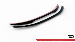 Heck Spoiler Aufsatz Abrisskante passend für Lexus ES F Sport Mk7 schwarz Hochglanz