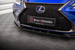Cup Spoilerlippe Front Ansatz V.2 passend für Lexus ES F Sport Mk7 schwarz Hochglanz