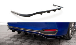 Mittlerer Cup Diffusor Heck Ansatz DTM Look passend für Lexus ES F Sport Mk7 schwarz Hochglanz