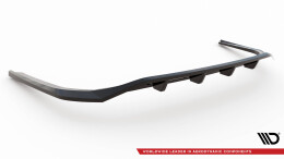 Mittlerer Cup Diffusor Heck Ansatz DTM Look passend für Lexus ES F Sport Mk7 schwarz Hochglanz