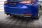 Mittlerer Cup Diffusor Heck Ansatz DTM Look passend für Lexus ES F Sport Mk7 schwarz Hochglanz