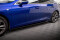 Seitenschweller Ansatz Cup Leisten für Lexus ES F Sport Mk7 schwarz Hochglanz