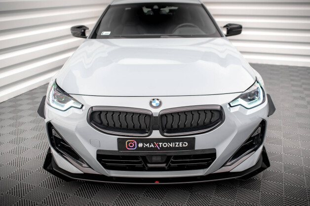 Stoßstangen Flaps Wings vorne Canards passend für BMW 2 Coupe M-Paket / M240i G42
