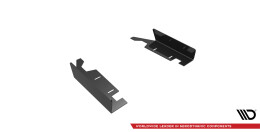 Hintere Seiten Flaps passend für BMW 2 Coupe M240i G42 schwarz Hochglanz