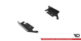 Hintere Seiten Flaps passend für BMW 2 Coupe M240i G42 schwarz Hochglanz