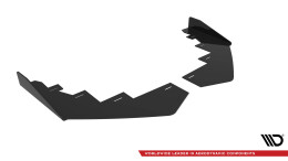 Front Stoßstange Flaps für BMW 2 Coupe M-Paket / M240i G42 schwarz Hochglanz