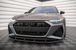 Carbon Fiber Cup Spoilerlippe Front Ansatz für Audi...