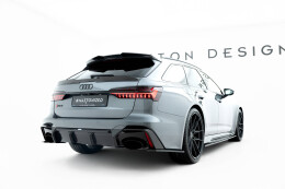 Prepreg Carbon Fiber Heckklappenspoiler (Oberer) passend für Audi RS6 C8