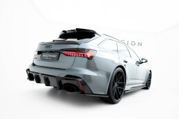 Prepreg Carbon Fiber Heckklappenspoiler (Oberer) passend für Audi RS6 C8