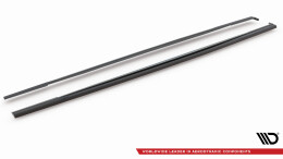 Carbon Fiber Seitenschweller Ansatz Leisten passend für Audi RS7 C8