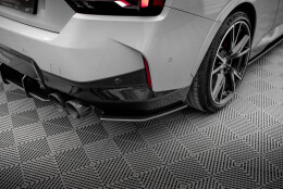 Street Pro Heck Ansatz Flaps Diffusor passend für BMW 2 Coupe M240i G42 SCHWARZ