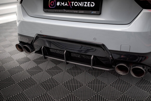 Street Pro Heckschürze Heck Ansatz Diffusor passend für BMW 2 Coupe M240i G42 SCHWARZ