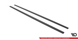 Street Pro Seitenschweller Ansatz Cup Leisten passend für BMW 2 Coupe M-Paket / M240i G42 SCHWARZ