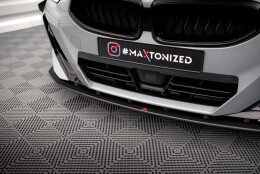 Street Pro Cup Spoilerlippe Front Ansatz passend für BMW 2 Coupe M-Paket / M240i G42 SCHWARZ