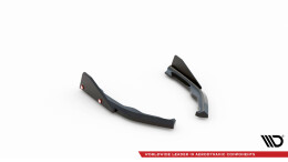 Heck Ansatz Flaps Diffusor V.2 +Flaps für BMW 2 Coupe M240i G42 schwarz Hochglanz