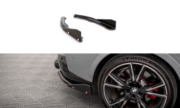 Heck Ansatz Flaps Diffusor V.2 +Flaps für BMW 2 Coupe M240i G42 Carbon Look
