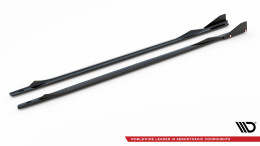 Seitenschweller Ansatz Cup Leisten V.2 passend für + Flaps passend für BMW 2 Coupe M-Paket / M240i G42