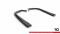 Heck Ansatz Flaps Diffusor passend für Mercedes-AMG C 43 Limousine / Kombi W205 / S205 Facelift schwarz Hochglanz