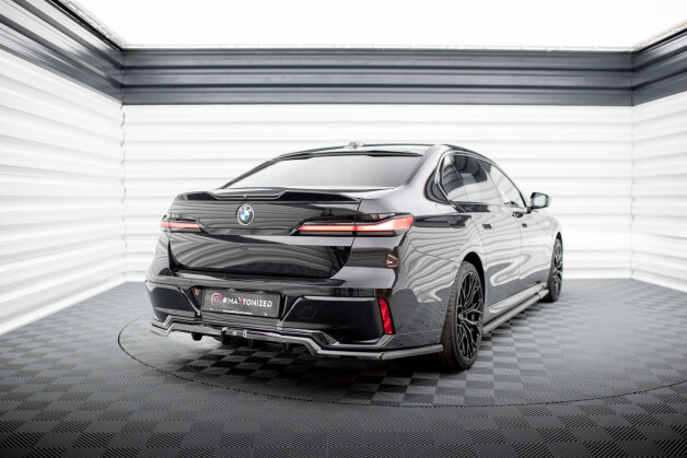 Heck Spoiler Aufsatz Abrisskante 3D passend für BMW 7 M-Paket / M760e / i7 M-Paket / 7 Standard G70 schwarz Hochglanz