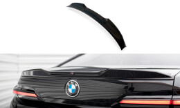 Heck Spoiler Aufsatz Abrisskante 3D für BMW 7 G70 schwarz Hochglanz