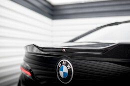 Heck Spoiler Aufsatz Abrisskante 3D für BMW 7 M-Paket / M760e / i7 M-Paket / 7 Standard G70 schwarz Hochglanz