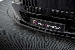 Cup Spoilerlippe Front Ansatz V.1 passend für BMW 7 M-Paket / M760e / i7 M-Paket G70  schwarz Hochglanz