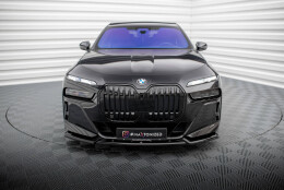Cup Spoilerlippe Front Ansatz V.2 passend für BMW 7 M-Paket / M760e / i7 M-Paket G70  schwarz Hochglanz