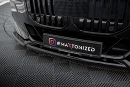 Cup Spoilerlippe Front Ansatz V.2 passend für BMW 7 M-Paket / M760e / i7 M-Paket G70  schwarz Hochglanz