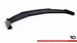 Cup Spoilerlippe Front Ansatz V.3 für BMW 7 M-Paket / M760e G70 schwarz Hochglanz