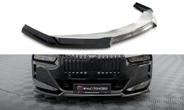 Cup Spoilerlippe Front Ansatz V.3 passend für BMW 7 M-Paket / M760e / i7 M-Paket G70  schwarz Hochglanz