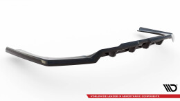 Mittlerer Cup Diffusor Heck Ansatz DTM Look passend für BMW 7 M-Paket G70 schwarz Hochglanz