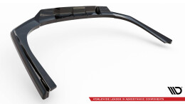 Mittlerer Cup Diffusor Heck Ansatz DTM Look passend für BMW 7 M-Paket G70 schwarz Hochglanz