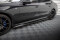 Seitenschweller Ansatz Cup Leisten passend für BMW 740d xDrive M Paket / 740i xDrive M-Paket G70 schwarz Hochglanz