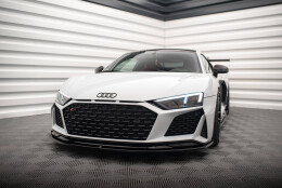 Cup Spoilerlippe Front Ansatz V.2 passend für Audi R8 Mk2 Facelift schwarz Hochglanz