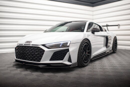 Cup Spoilerlippe Front Ansatz V.3 + Flaps passend für Audi R8 Mk2 Facelift