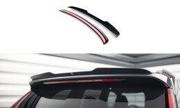 Heck Spoiler Aufsatz Abrisskante für Volvo XC90 R-Design Mk2 FL schwarz Hochglanz