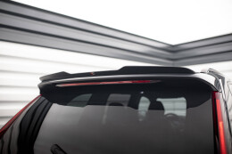 Heck Spoiler Aufsatz Abrisskante für Volvo XC90 R-Design Mk2 Facelift Carbon Look