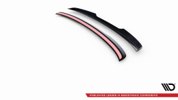 Heck Spoiler Aufsatz Abrisskante für Volvo XC90 R-Design Mk2 FL Carbon Look