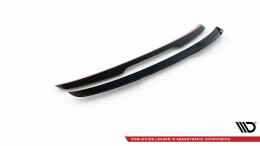 Heck Spoiler Aufsatz Abrisskante für Volvo XC90 R-Design Mk2 FL Carbon Look