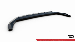 Cup Spoilerlippe Front Ansatz V.1 passend für Volvo XC90 R-Design Mk2 Facelift schwarz Hochglanz
