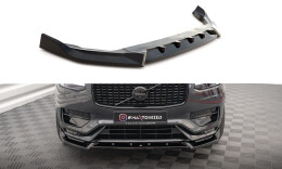 Cup Spoilerlippe Front Ansatz V.2 passend für Volvo XC90 R-Design Mk2 Facelift schwarz Hochglanz