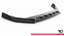 Cup Spoilerlippe Front Ansatz V.2 passend für Volvo XC90 R-Design Mk2 Facelift schwarz Hochglanz