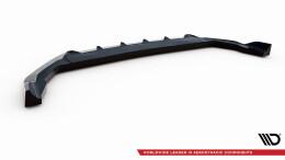 Cup Spoilerlippe Front Ansatz V.2 passend für Volvo XC90 R-Design Mk2 Facelift schwarz Hochglanz