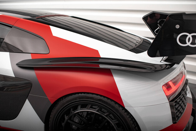 Rear Side Wings für Audi R8 Mk2 Facelift schwarz Hochglanz
